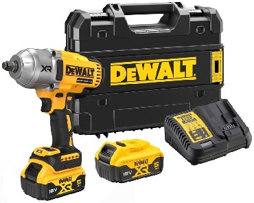 Akumulatorowy klucz udarowy DeWalt DCF900P2T BRUSHLESS - 2 akumulatory 18V/5.0Ah