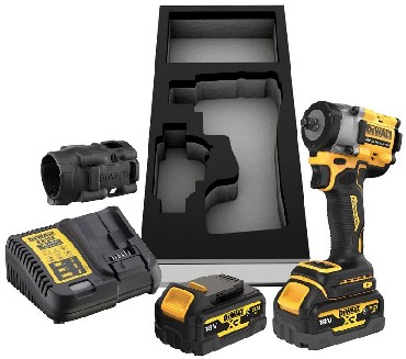 Akumulatorowy klucz udarowy DeWalt DCF921P2G BRUSHLESS - 2 akumulatory 18V/5.0Ah olejoodporne