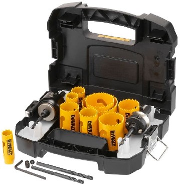 Zestaw pi otwornic DeWalt Zestaw BIM Extreme z 13 elementami 20-64 mm