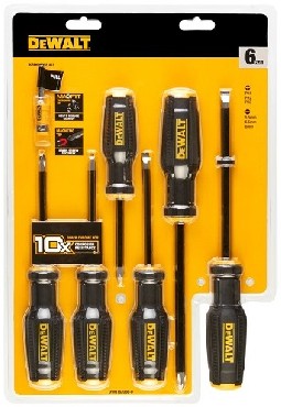 Zestaw wkrtakw DeWalt 6 wkrtakw FULLFIT + nakadka magnetyzujca