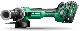 Akumulatorowa szlifierka ktowa HiKOKI (dawniej Hitachi) G1813DA WQZ BRUSHLESS - 2 akumulatory 18V/5.0Ah + walizka HSC