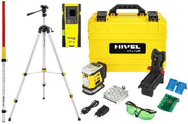 Laser liniowy Nivel System CL1B + statyw SJJM1EX + czujnik CLS4 + ata LS24