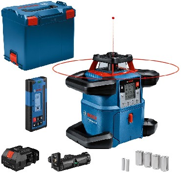 Laser obrotowy Bosch GRL 600 CHV + LR60 + L-BOXX (bez akumulatora i adowarki)
