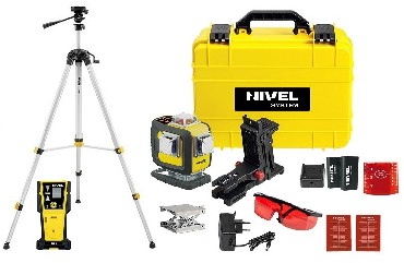 Laser krzyowy Nivel System CL4D-R + statyw SJJM1EX + czujnik CLS5