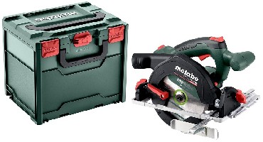 Akumulatorowa pilarka tarczowa rczna Metabo KS 18 LTX 57 BL + 2 akumulatory LiHD 18V/8.0Ah + metaBOX