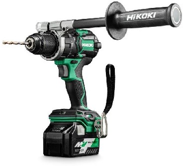 Akumulatorowa wiertarko-wkrtarka udarowa HiKOKI (dawniej Hitachi) DV36DC WRZ BRUSHLESS - 2 akumulatory MultiVolt 18-36V/5.0-2.5Ah + walizka HSC