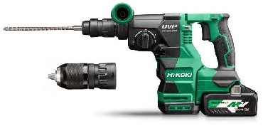 Akumulatorowa moto-wiertarka HiKOKI (dawniej Hitachi) DH3628DC WVZ BRUSHLESS - 2 akumulatory MultiVolt 18-36V/8.0-4.0Ah + walizka HSC