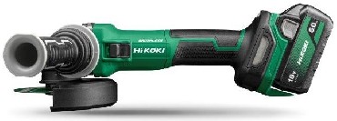 Akumulatorowa szlifierka ktowa HiKOKI (dawniej Hitachi) G1813DVE WQZ BRUSHLESS - 2 akumulatory 18V/5.0Ah + walizka HSC