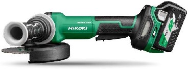 Akumulatorowa szlifierka ktowa HiKOKI (dawniej Hitachi) G3615DVF WQZ BRUSHLESS - 2 akumulatory MultiVolt 18-36V/5.0-2.5Ah