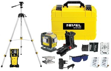 Laser krzyowy Nivel System CL4D-P + statyw SJJM1EX + czujnik CLS5