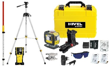 Laser krzyowy Nivel System CL4D-P + statyw SJJM1EX + czujnik CLS5 + ata LS24