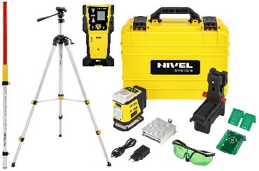 Laser liniowy Nivel System CL1G + statyw SJJM1EX + czujnik CLS5 + �ata LS24