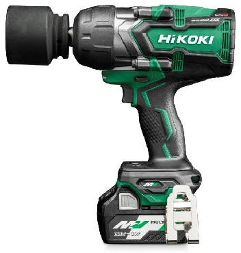 Akumulatorowy klucz udarowy HiKOKI (dawniej Hitachi) WR36DF WRZ BRUSHLESS - 2 akumulatory MultiVolt 18-36V/5.0-2.5Ah + walizka HSC