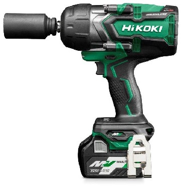 Akumulatorowy klucz udarowy HiKOKI (dawniej Hitachi) WR36DG WRZ BRUSHLESS - 2 akumulatory MultiVolt 18-36V/5.0-2.5Ah + walizka HSC