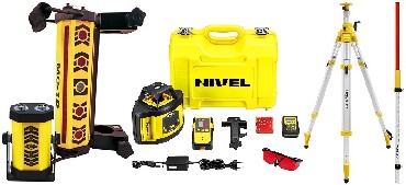 Niwelator laserowy Nivel System MC-1D Clamps + NL540 + statyw SJJ32 + ata LS-24