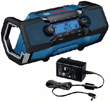 Radio budowlane Bosch GPB 18V-2 C + adapter sieciowy (bez akumulatora i adowarki)