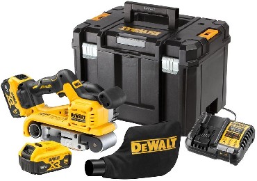 Akumulatorowa szlifierka tamowa DeWalt DCW220P2 BRUSHLESS - 2 akumulatory 18V/5.0Ah