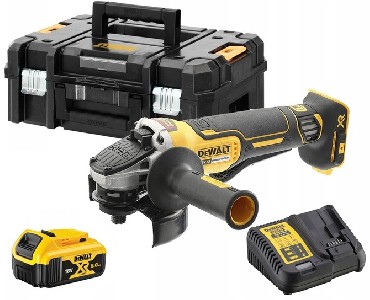 Akumulatorowa szlifierka ktowa DeWalt DCG406P1 BRUSHLESS - akumulator 18V/5.0Ah