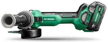 Akumulatorowa szlifierka ktowa HiKOKI (dawniej Hitachi) G1813DA WQZ BRUSHLESS - 2 akumulatory 18V/5.0Ah + walizka HSC