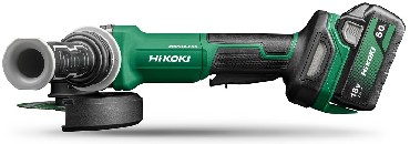Akumulatorowa szlifierka ktowa HiKOKI (dawniej Hitachi) G1813DF WQZ BRUSHLESS - 2 akumulatory 18V/5.0Ah + walizka HSC