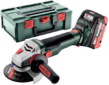 Akumulatorowa szlifierka ktowa Metabo WB 18 LTX BL 15-125 Quick - 2 akumulatory LiHD 18V/5.5Ah + metaBOX