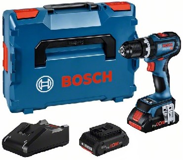 Akumulatorowa wiertarko-wkrtarka Bosch GSR 18V-90 C BRUSHLESS - 2 akumulatory ProCORE 18V/4.0Ah