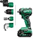 Akumulatorowa wiertarko-wkrtarka HiKOKI (dawniej Hitachi) DS18DDQ WRZ BRUSHLESS - 2 akumulatory 18V/2.0Ah + walizka HSC + 4 przystawki