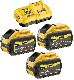 Zestaw startowy DeWalt 3 akumulatory FLEXVOLT 18-54V/9.0-3.0Ah + szybka adowarka 8A
