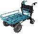 Akumulatorowy samobieny wzek transportowy Makita DCU604Z BRUSHLESS 2x18V (bez akumulatora i adowarki)
