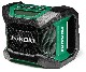 Radio budowlane HiKOKI (dawniej Hitachi) UR18DA W4Z 14.4/18V + zasilacz 230V (bez akumulatora)