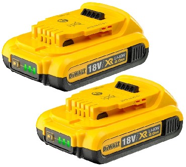 Akumulator DeWalt DCB183D2 - 18V/2.0Ah XR Li-Ion