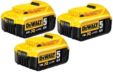 Akumulator DeWalt DCB184P3 - 18V/5.0Ah XR Li-Ion