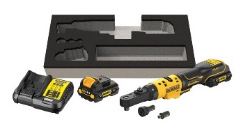 Akumulatorowy klucz zapadkowy DeWalt DCF500L2G BRUSHLESS - 2 akumulatory 12V/3.0Ah olejoodporne