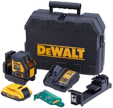 Laser krzyowy DeWalt DCLE34021D1 - akumulator 18V/2.0Ah