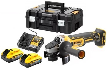 Akumulatorowa szlifierka ktowa DeWalt DCG405H2T BRUSHLESS - 2 akumulatory POWERSTACK 18V/5.0Ah