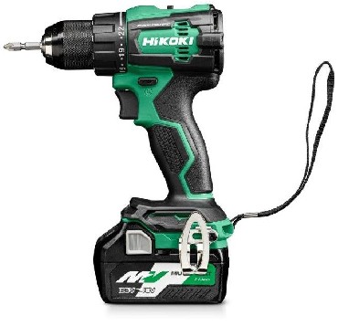 Akumulatorowa wiertarko-wkrtarka HiKOKI (dawniej Hitachi) DS18DE WRZ BRUSHLESS - 2 akumulatory MultiVolt 18-36V/5.0-2.5Ah + walizka HSC
