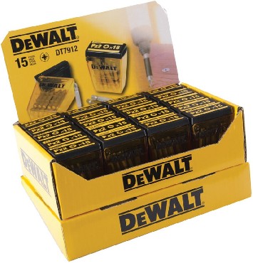 Zestaw bitw DeWalt TIC TAC /ToughCase+ /TSTAK - PZ2 50 mm - 20x 15 sztuk