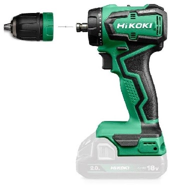 Akumulatorowa wiertarko-wkrtarka HiKOKI (dawniej Hitachi) DS18DDQ W2Z BRUSHLESS 18V + walizka HSC (bez akumulatora i adowarki)