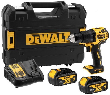 Akumulatorowa wiertarko-wkrtarka udarowa DeWalt DCD709M2T BRUSHLESS - 2 akumulatory 18V/4.0Ah