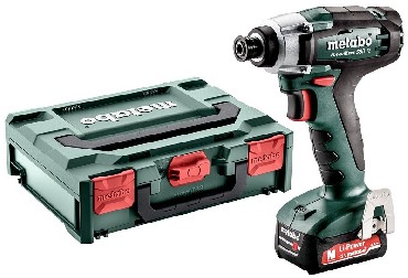 Akumulatorowa zakrtarka udarowa Metabo PowerMaxx SSD 12 + 2 akumulatory Li-Power 12V/2.0Ah + metaBOX