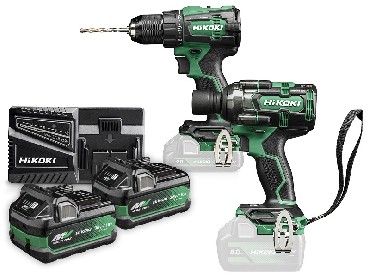 ZESTAW 18V HiKOKI (dawniej Hitachi) KC18DE WJZ BRUSHLESS - 2 akumulatory Multi Volt 18-36V/5.0-2.5Ah + walizka HSC