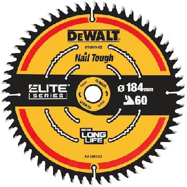 Pia tarczowa DeWalt Tarcza do drewna ELITE CSB 184x16mm 60T