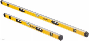 Poziomica DeWalt Zestaw poziomic 120 + 180 cm