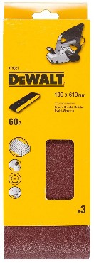 Tama szlifierska DeWalt 100x610 mm 60g - 3 sztuki