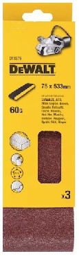 Tama szlifierska DeWalt 75x553 mm 60g - 3 sztuki