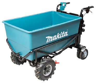 Akumulatorowy samobieny wzek transportowy Makita DCU605Z BRUSHLESS 2x18V (bez akumulatora i adowarki)