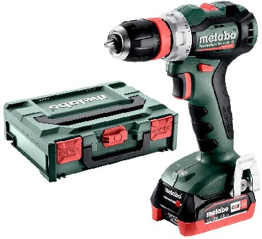 Akumulatorowa wiertarko-wkrtarka Metabo PowerMaxx BS 12 BL Q + metaBOX - 2 akumulatory LiHD 12V/4.0Ah