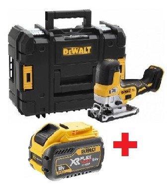 Wyrzynarka akumulatorowa DeWalt DCS335NT BRUSHLESS 18V + walizka - akumulator FLEXVOLT 18-54V/9.0-3.0Ah (bez adowarki)