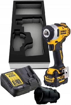 Akumulatorowy klucz udarowy DeWalt DCF903P1G BRUSHLESS - akumulator 12V/5.0Ah olejoodporny