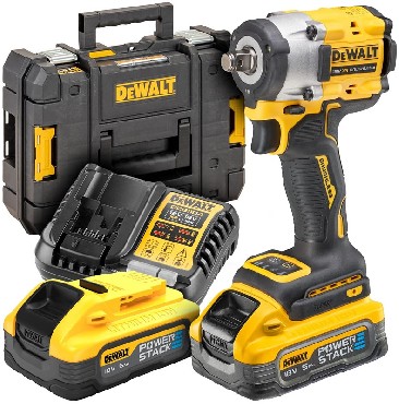 Akumulatorowy klucz udarowy DeWalt DCF921H2T BRUSHLESS - 2 akumulatory POWERSTACK 18V/5.0Ah